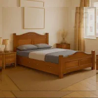 تخت دونفره مدلhelma*ام دی اف وکیوم*بالاترین کیفیت