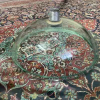 سینک تمام شیشه با پایه استیل