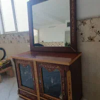 میز آینه|بوفه، ویترین، کنسول|پردیس, سیاه سنگ|دیوار
