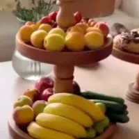 سرویس پذیرایی چوب راش|ظروف سرو و پذیرایی|خرم‌آباد, |دیوار