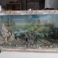 اکواریوم تمیزمرتب سالم بفروشدمیرسد