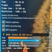 کارت گرافیک Rx580 8G XFX در حد صفر|قطعات و لوازم جانبی رایانه|برازجان, |دیوار