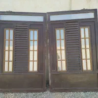 درب آهنی حیاط پارکینگ