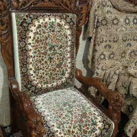 مبل قالی چوب گردو