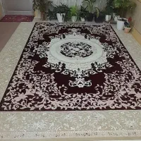 فرش گل برجسته ۱۲ متری در حد نو|فرش|حبیب آباد, |دیوار