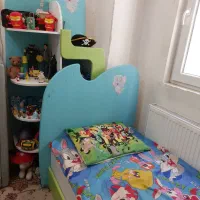 سرویس خواب ۴ تیکه نوجوان|تخت و صندلی بچه|کرج, شهرک یاس شمالی|دیوار