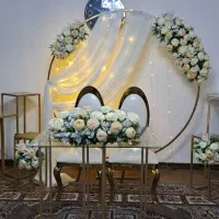 دیزاین بله برون  با گل مصنوعی