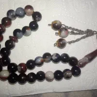 تسبیح اصل صدف وعقیق بابا قوری