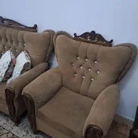 مبل هفت نفره نیمه کلاسیک|مبلمان خانگی و میز عسلی|رشت, کوی مهر|دیوار