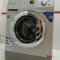 لباسشویی8کیلو دوو اصل کره در حد جهیزیه در استیل|ماشین لباسشویی و خشک‌کن لباس|مشهد, سجاد شهر|دیوار