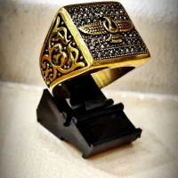 انگشتر سوپر استیل مردانه طلایی|بدلیجات|قم, ارم|دیوار