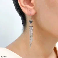 گوشواره نقره ایتالیا لب دریا آویزیsilver990رضازاده|بدلیجات|تبریز, |دیوار