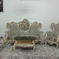 مبل سلطنتی 9نفره|مبلمان خانگی و میز عسلی|نسیم‌شهر, |دیوار