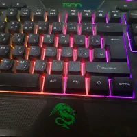 کیبورد گیمینگ تسکو کم کار|قطعات و لوازم جانبی رایانه|قائن, |دیوار