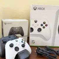 ایکس ‌باکس سری S در حد آکبند+۲دسته+پایه شارژ اصلی|کنسول، بازی ویدئویی و آنلاین|بهشهر, |دیوار