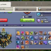 کلش آف کلنز تان ۱۷|کنسول، بازی ویدئویی و آنلاین|مشهد, عنصری|دیوار