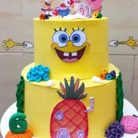 کیک تولد خانگی تازه