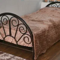 تخت تک نفره فلزی فرفوژه