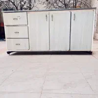 کابینت فلزی ۳.۷متری و هود رایگان، فقط فروش ست کامل