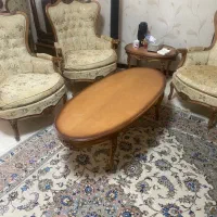 سرویس مبل استیل چوب گردو|مبلمان خانگی و میز عسلی|شیراز, قصرالدشت|دیوار