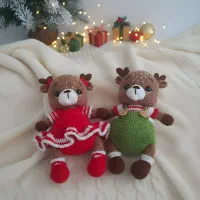 عروسک دو قلوهای گوزنی