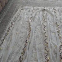 سه عدد پرده همراه زیر پرده با گیره