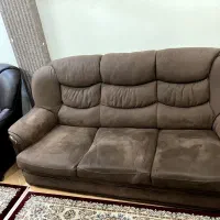 مبل چرم|مبلمان خانگی و میز عسلی|نور, |دیوار