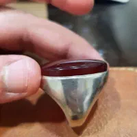 انگشتر نقره عقیق یمن دست ساز|جواهرات|بندر ماهشهر, |دیوار