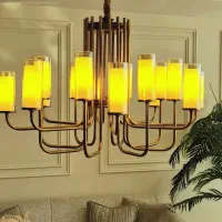 لوستر ۱۶ شاخه برنز