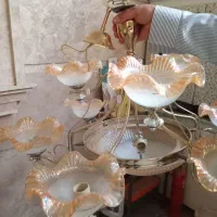 لوستر سقفی  9 شاخه|لوستر و چراغ آویز|آبادان, |دیوار