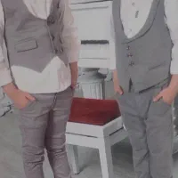 کاپشن و جلیقه شلوار سه عدد و کلی لباس دیگه|کفش و لباس بچه|آمل, |دیوار