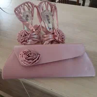 صندل صورتی،یاسی سایز ۳۷ ،۳۸ همراه با کیف|کیف، کفش، کمربند|تهران, مجیدیه|دیوار