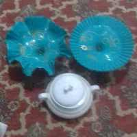 ظرف میوه وشکلات وسوپ خوری