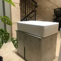 روشویی سرویس بهداشتی با شیر روشویی