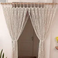 بافت انواع پرده مکرومه بافی