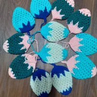 دست گیره  بافتنی توت فرنگی