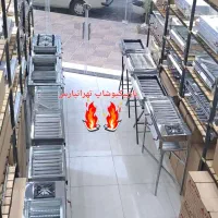 کبابپز استیل گازی 70سانت باربیکیو پایه چدن|اجاق گاز و لوازم برقی پختوپز|تهران, تهرانپارس شرقی|دیوار