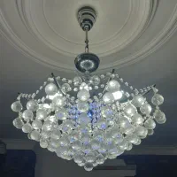 لوستر ریموت دار|لوستر و چراغ آویز|ساوه, |دیوار