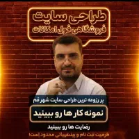 طراحی سایت/ رضایت/ نمونه کار/ اقساطی/ غلامی