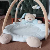 تشک بازی نوزاد تدی رنگ آبی|اسباب و اثاث بچه|آذرشهر, |دیوار