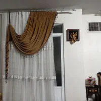 پردهی حریر با والان|پرده، رانر، رومیزی|تهران, کیانشهر|دیوار
