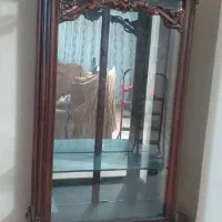 بوفه تمام چوب و میز تلویزیون