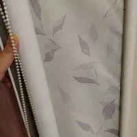 پرده تور حریر  درحد نو و پرده شید کارکرده