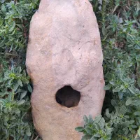 پی سوز سنگی باستان قدیمی|کلکسیون اشیاء عتیقه|خرمآباد, |دیوار