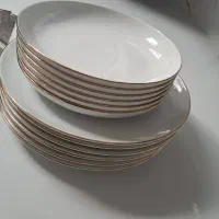 فروش  فرش 12 متری سه چرخه  و بشقاب چینی لب طلایی|فرش|عسلویه, |دیوار