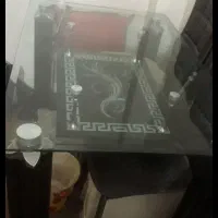 میزن ناهار خوری ۴ نفره دو طبقه شیشه ۶ میل|میز و صندلی غذاخوری|کرج, شاهین‌ویلا|دیوار