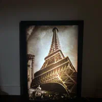تابلو برج ایفل|تابلو، نقاشی، عکس|اهواز, شهرک حفاری|دیوار