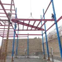 جوشکاری اسکلت فلزی تیر ورق سازه نگهبان خرپا سوله