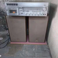 رادیو و ضبط استریو قدیمی با دو باند