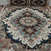 فرش ۹ متری با یک جفت پشتی خود فرش